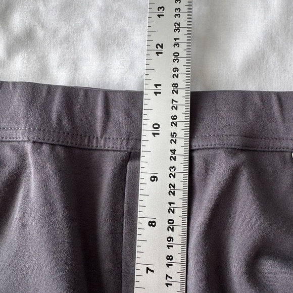 Tahari Elements Women's L Pull On Casual Dress Capri Pants Grey High-Rise Office - Picture 11 of 16
